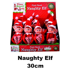 Christmas Naughty Elf 30cm